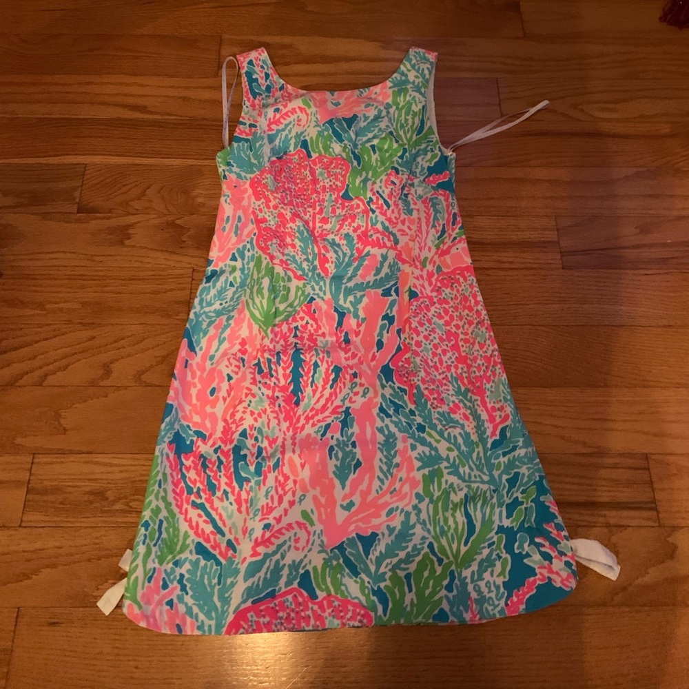 Lilly Pulitzer coral pattern dress